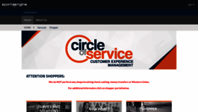 What Circle-of-service.com website looked like in 2019 (4 years ago)