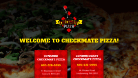 What Checkmatepizza.com website looked like in 2019 (4 years ago)