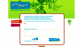 What Charade-o-matic.com website looked like in 2019 (4 years ago)