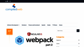 What Compiledweb.com website looked like in 2019 (4 years ago)