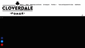 What Cloverdaleforge.com website looked like in 2019 (4 years ago)