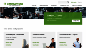 What Cimsolutions.nl website looked like in 2019 (4 years ago)