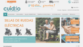What Cuiddo.es website looked like in 2019 (4 years ago)