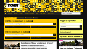 What Collegenet.nl website looked like in 2019 (4 years ago)