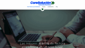What Coresolucion.com website looked like in 2019 (4 years ago)