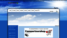 What Campertours.it website looked like in 2019 (4 years ago)