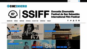 What Cineenserio.com website looked like in 2019 (4 years ago)