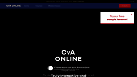 What Cvaonline.nl website looked like in 2019 (4 years ago)