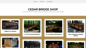 What Cedarbridgeshop.com website looked like in 2019 (4 years ago)