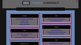 What Cards-contact.com website looked like in 2019 (4 years ago)