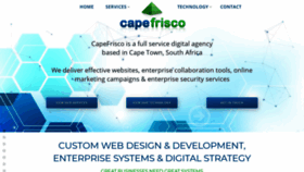 What Capefrisco.com website looked like in 2019 (4 years ago)