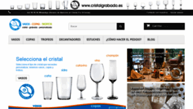 What Cristalgrabado.es website looked like in 2019 (4 years ago)