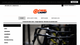 What Cykellagret.se website looked like in 2019 (4 years ago)