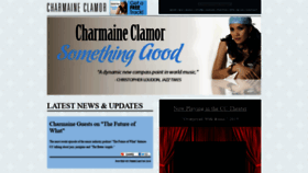 What Charmaineclamor.com website looked like in 2019 (4 years ago)
