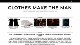 What Clothes-make-the-man.com website looked like in 2019 (4 years ago)