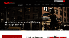 What Culturaldistrict.ca website looked like in 2019 (4 years ago)