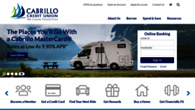 What Cabrillocu.com website looked like in 2019 (4 years ago)