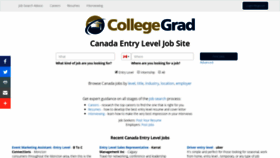 What Collegegrad.ca website looked like in 2019 (4 years ago)