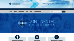 What Continentaltesting.net website looked like in 2019 (4 years ago)