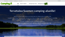 What Camping.fi website looked like in 2019 (4 years ago)