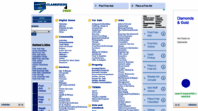 What Classified4free.net website looked like in 2019 (4 years ago)