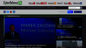 What Cyberdefence24.pl website looked like in 2019 (4 years ago)