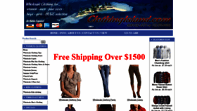 What Clothingisland.com website looked like in 2019 (4 years ago)