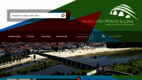 What Cm-pontedelima.pt website looked like in 2019 (4 years ago)