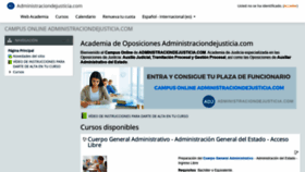 What Campusadministraciondejusticia.com website looked like in 2019 (4 years ago)