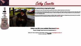 What Cathycowette.com website looked like in 2019 (4 years ago)