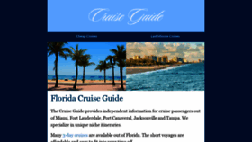 What Cruiseguidenetwork.com website looked like in 2019 (4 years ago)