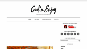 What Cooknenjoy.com website looked like in 2019 (4 years ago)