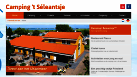 What Camping-seleantsje.nl website looked like in 2019 (4 years ago)