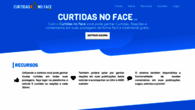 What Curtidasnoface.com website looked like in 2019 (4 years ago)