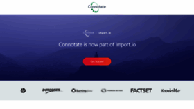 What Connotate.com website looked like in 2019 (4 years ago)