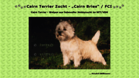 What Cairn-bries.de website looked like in 2019 (4 years ago)