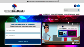 What Comparebroadband.ie website looked like in 2019 (4 years ago)