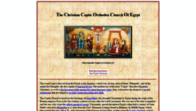 What Coptic.net website looked like in 2019 (4 years ago)