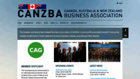 What Canzba.org website looked like in 2019 (4 years ago)