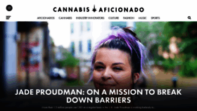 What Cannabisaficionado.com website looked like in 2019 (4 years ago)
