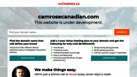 What Camrosecanadian.com website looked like in 2019 (4 years ago)