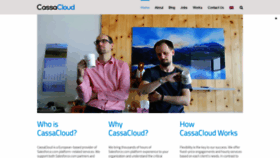 What Cassacloud.com website looked like in 2019 (4 years ago)