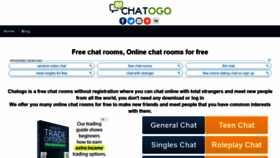 What Chatogo.com website looked like in 2019 (4 years ago)