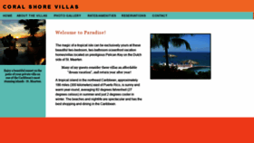 What Coralshore.com website looked like in 2019 (4 years ago)