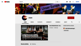 What Cdu.tv website looked like in 2019 (4 years ago)
