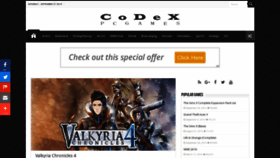 What Codexpcgames.com website looked like in 2019 (4 years ago)