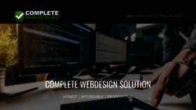 What Completewebdesignsolution.com website looked like in 2019 (4 years ago)