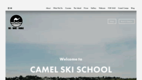 What Camelskischool.com website looked like in 2019 (4 years ago)