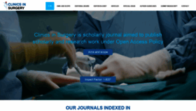 What Clinicsinsurgery.com website looked like in 2019 (4 years ago)