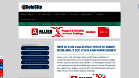 What Coinsite.com website looked like in 2019 (4 years ago)
